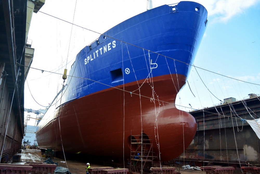 Splitness during repairs in MSR Gryfia. Photo: MARS S&O