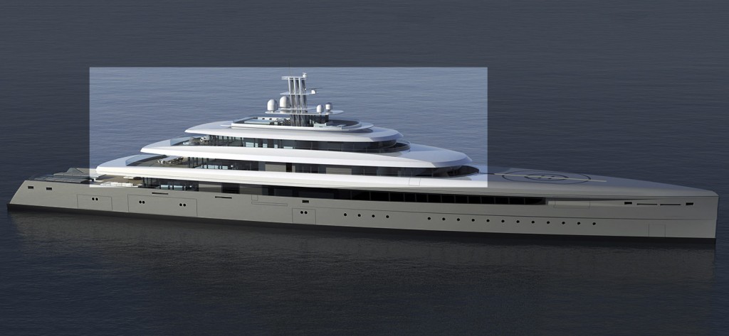 Project Acquaintance (Oceanco Y719) will receive its superstructure from Polish aluminum builder