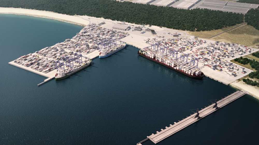 This is how the new berth in DCT will look like (on the right) after completion of its construction. Illustr. DCT
