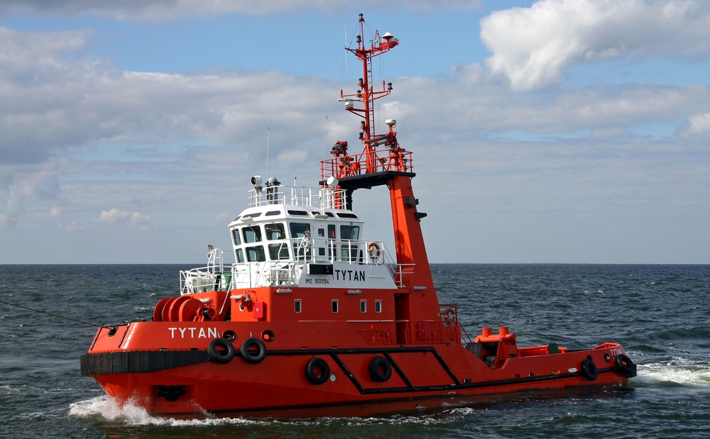 The Tytan tug has been among the vessels recently serviced at Naval Shipyard in Gdynia Photo.: Piotr B. Stareńczak