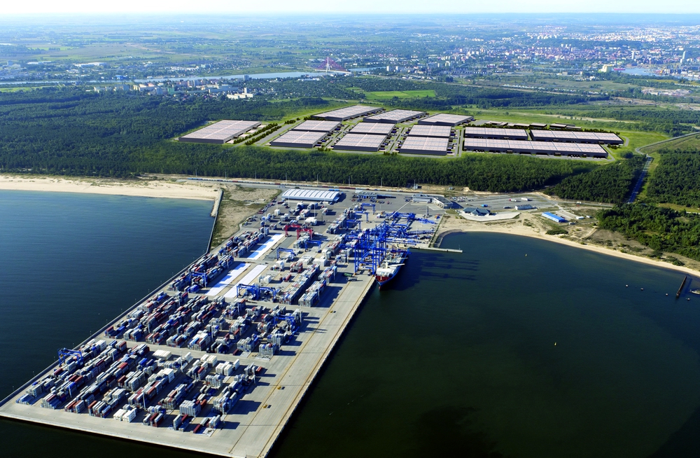 Pomeranian Logistics Centre in the hinterland of DCT in Gdansk.