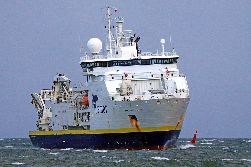 French research vessel entering the Gdansk Port channel. Photo: P. Stareńczak / SeaMedia