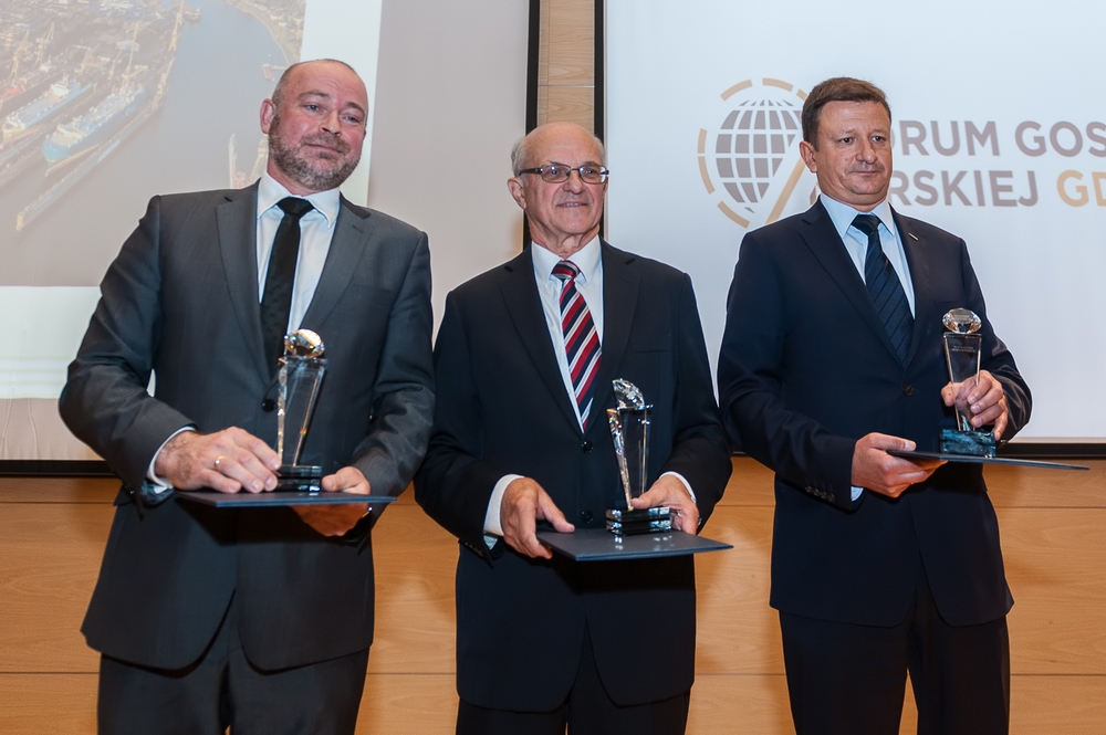 From the left: Jerzy litwin (NMM), Andrzej Rutkowski (Salt Ship Design Poland), Adam Ruszkowski (Remontowa Shiprepair Yard). Photo: Maciej Czarniak / trojmiasto.pl