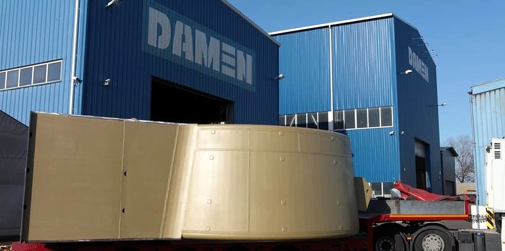 Optima type propeller nozzle from Gdansk division of DMC. Photo: DMC