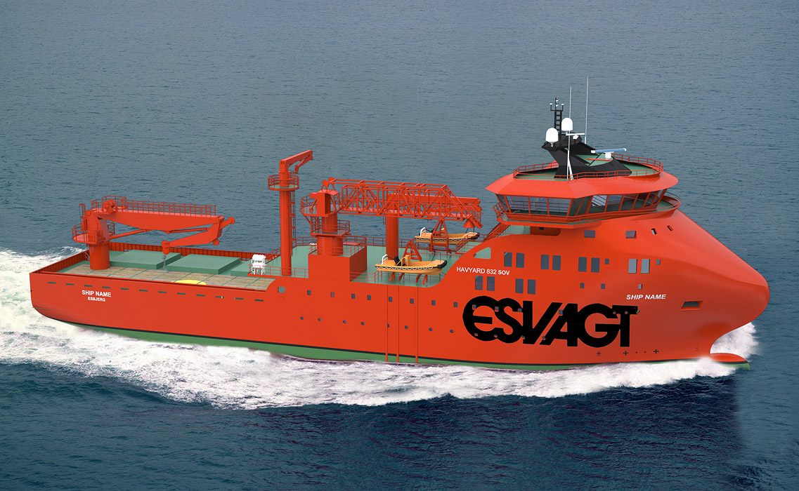 Keel laying ceremony for windmill service vessel in Nauta