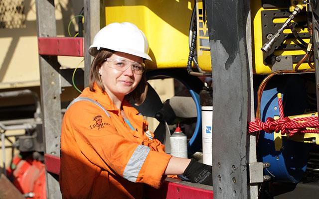 Magdalena Joanna Gos in subsea related work environment