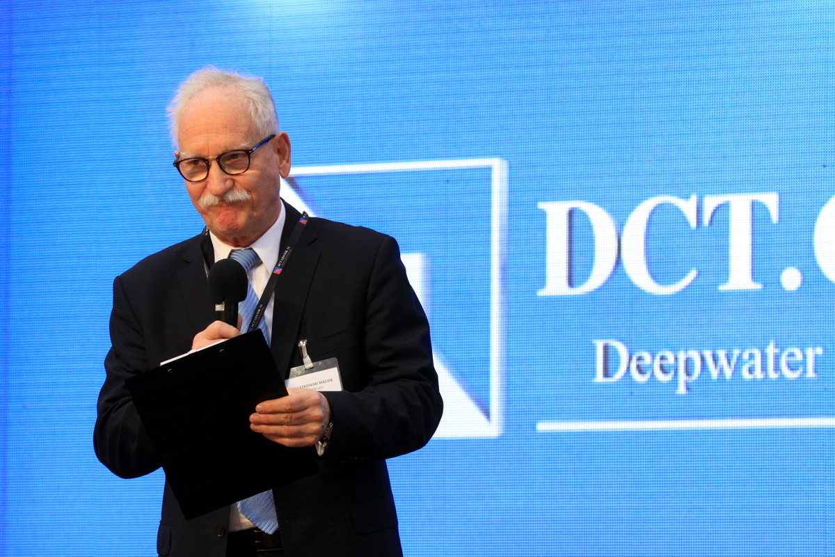 Maciek Kwiatkowski, CEO of DCT Gdansk SA during the event.