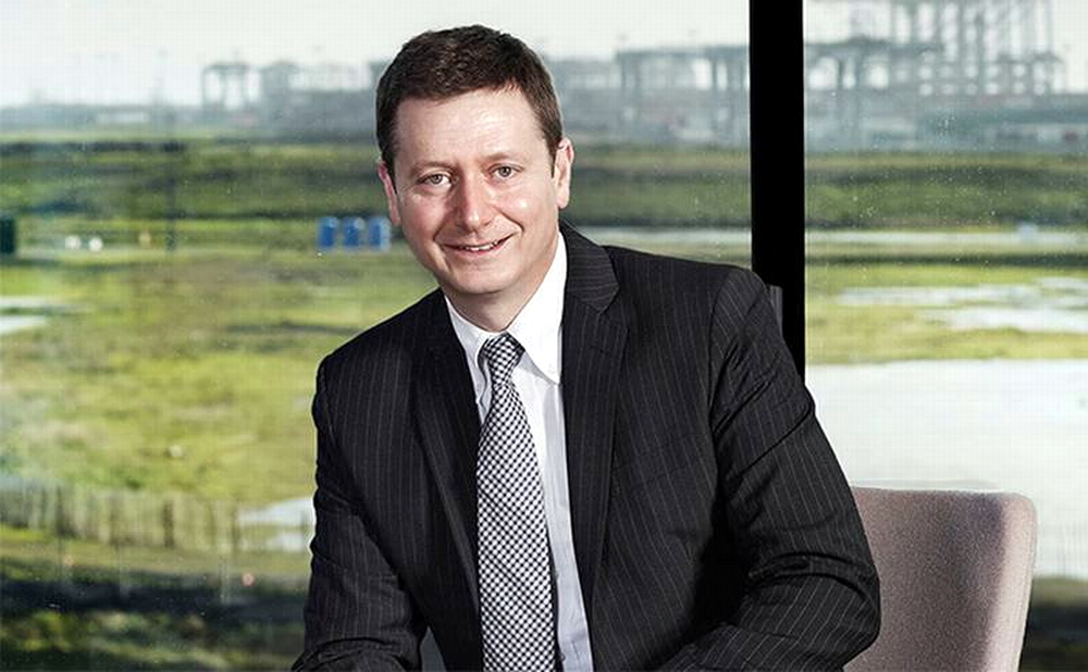 Cameron Thorpe, the new CEO at DCT Gdansk SA.  Photo: Twitter/Lloyd's List