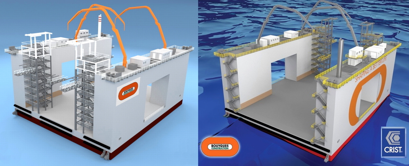 Rendering of the special purpose floating dock Fig.: MS TFI