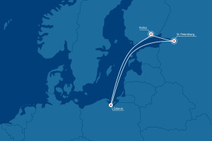New Unifeeder's connections from Gdansk to Kotka and St. Petersburg. Fig.: Unifeeder