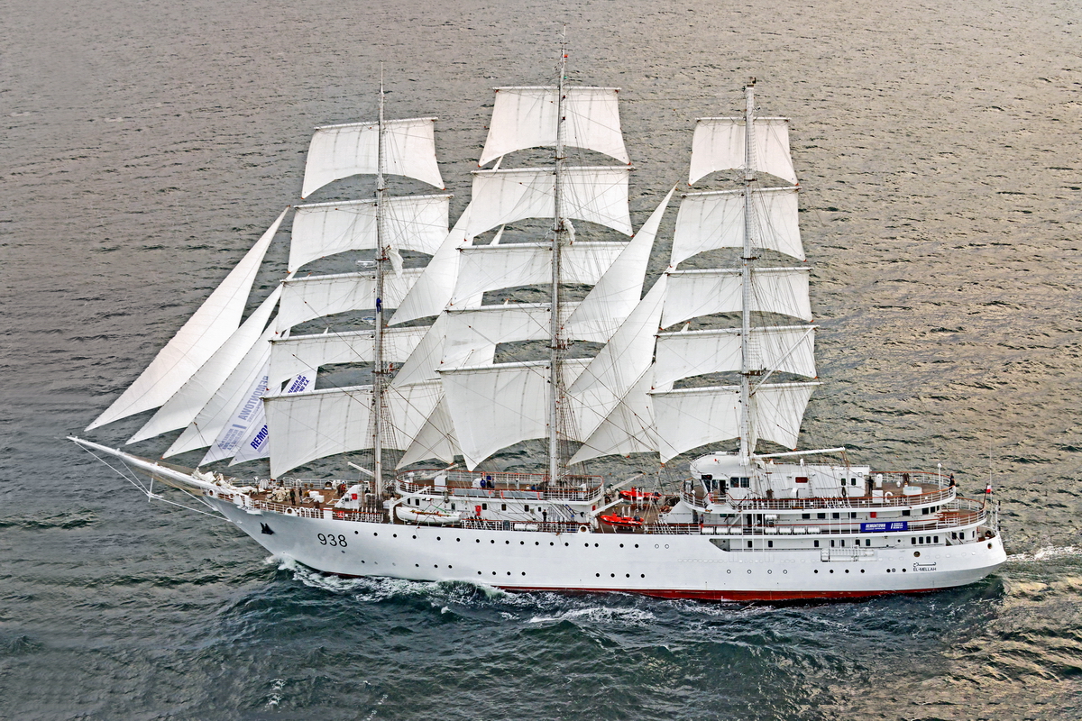 El-Mellah sailing ship begins second set of sea trials