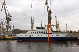 Kanalen - launch at Szczecin Shipyard.