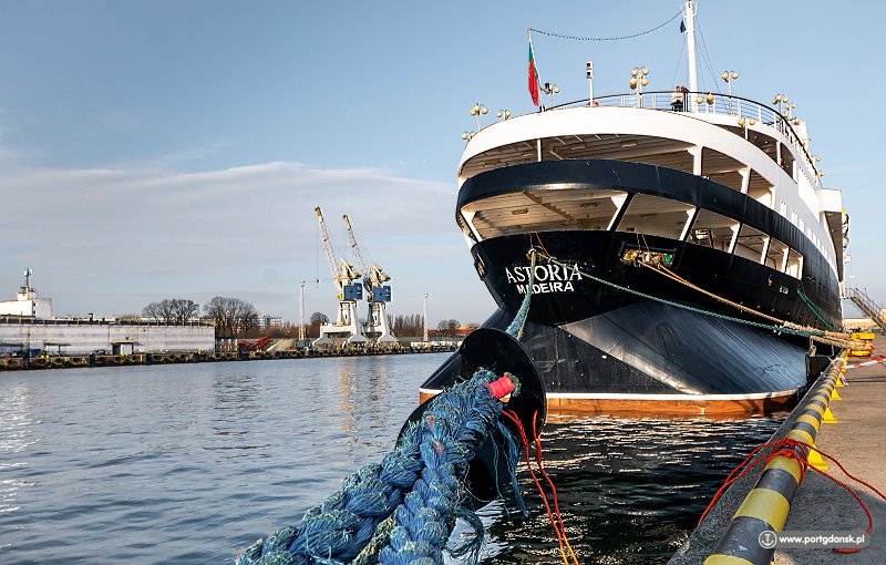 Astoria inaugurated the cruise season at the Port of Gdansk (Photo credit: Port of Gdansk Authority SA)