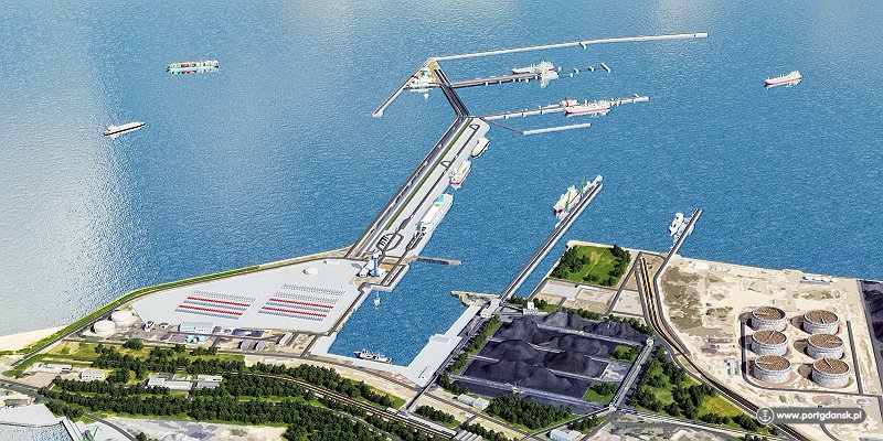 A tender for the Polnocne Quay at the Port of Gdansk