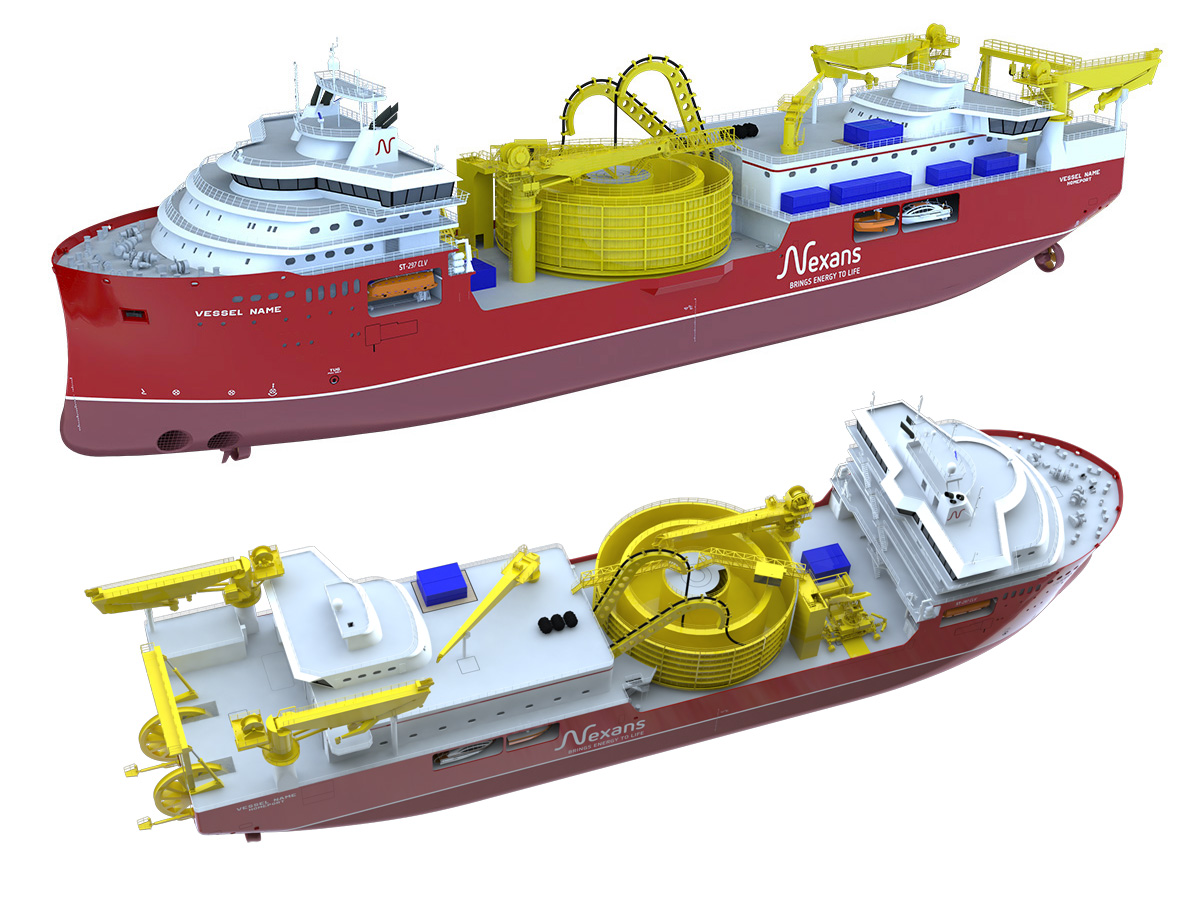 The Ulstein cable layer for Nexans will be partly built at Crist yard [VIDEO]