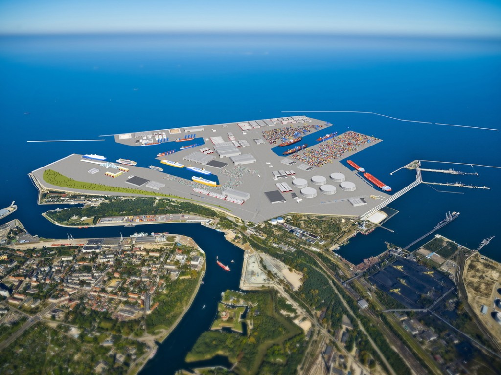 Visualisation of the Central Port (Photo: Port of Gdansk)