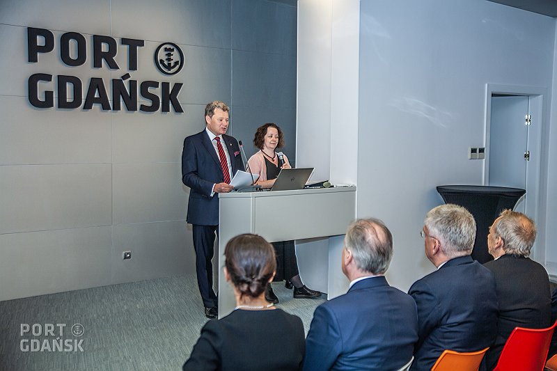 Czech and Polish Senate at the Port of Gdansk