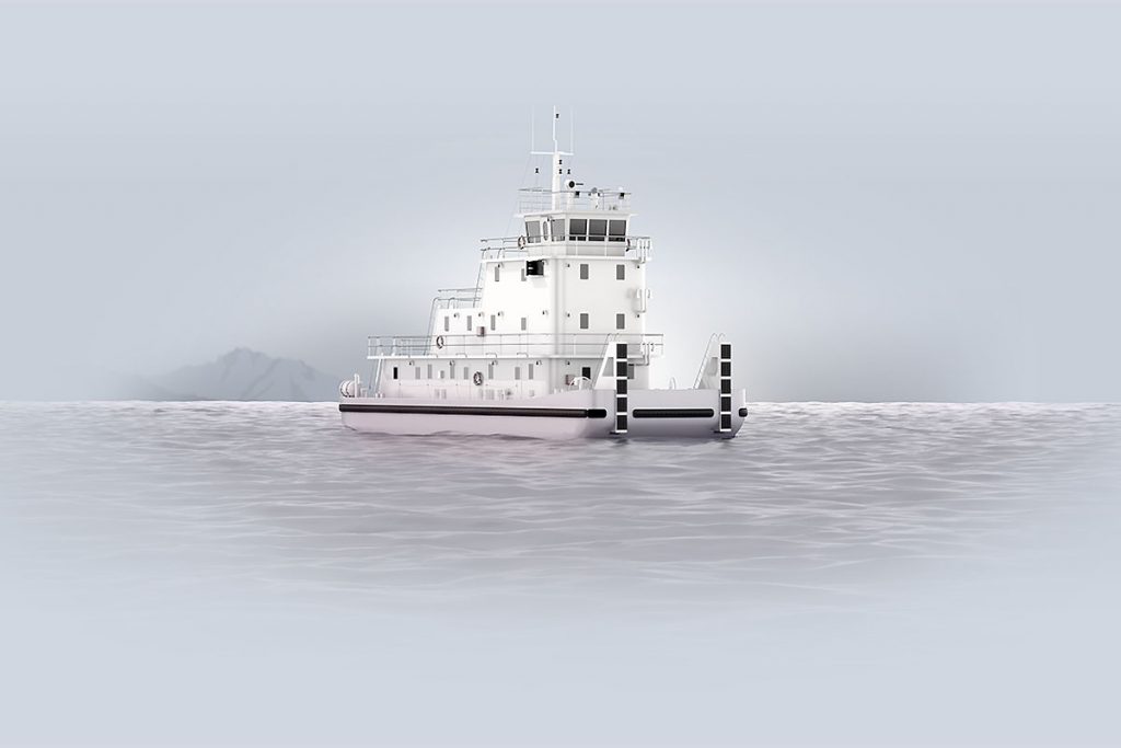 hydrogen powered river vessel