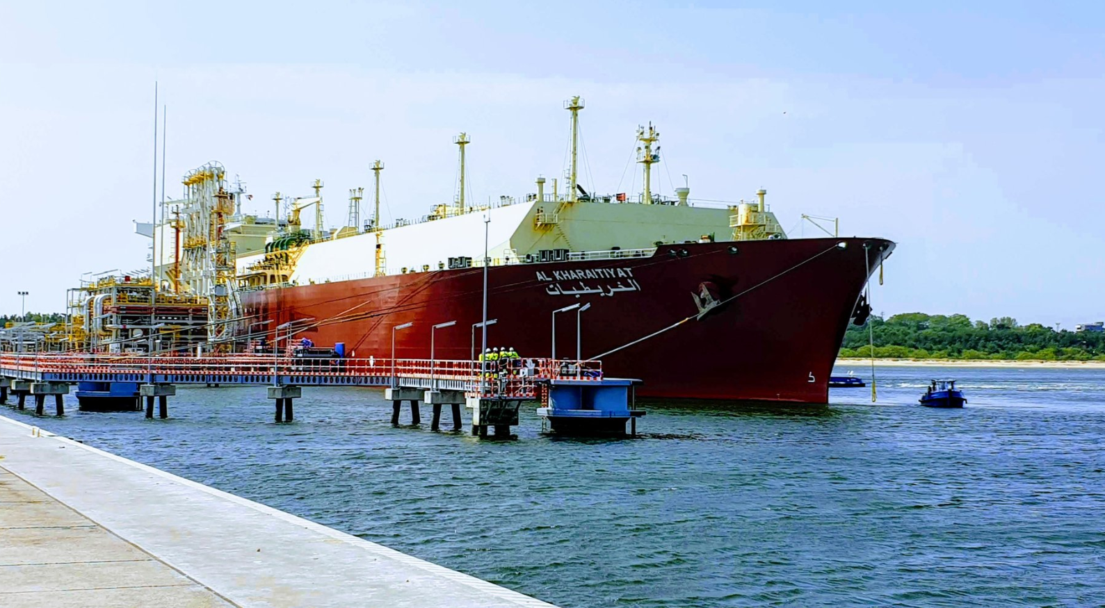 The largest distribution pipelines under the LNG Terminal Act