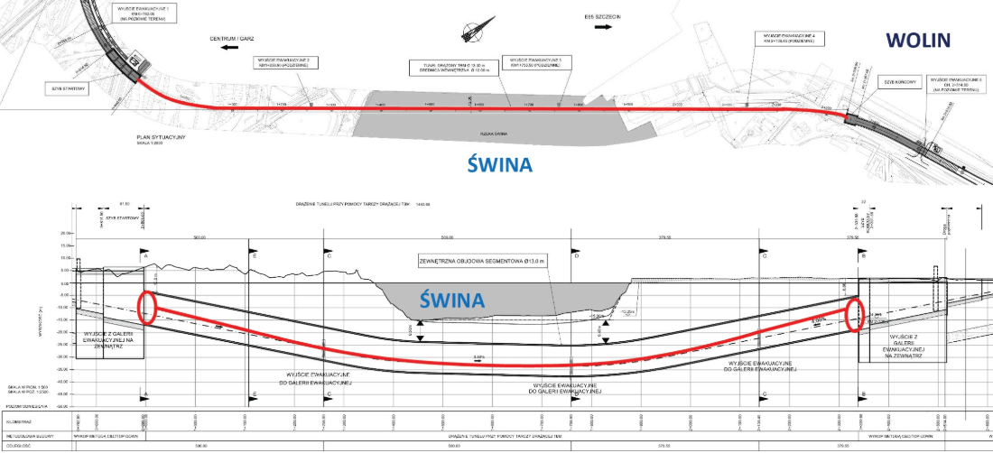 Tunnel Boring Machine will drill tunnel in Świnoujście