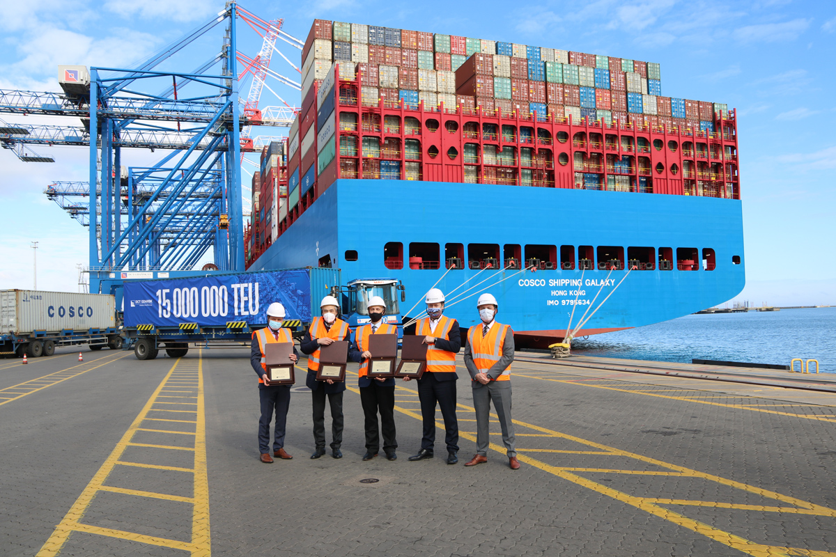 DCT Gdańsk Achieves 15 million TEU Milestone