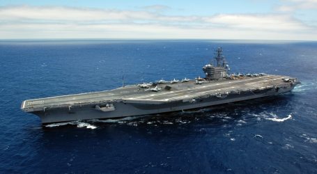 US aircraft carrier strike group in disputed South China Sea