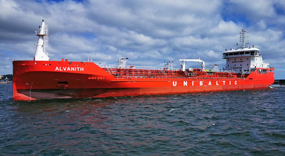 Alvanith chemical tanker in Gdynia