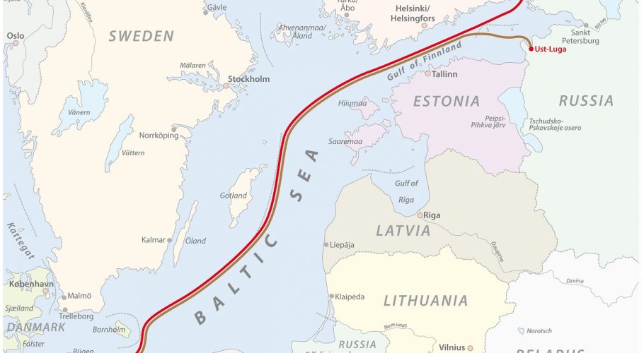Map Of The Baltic Sea Gas Pipeline