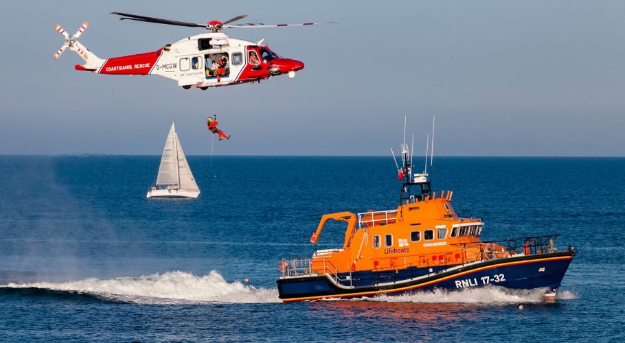 Coastguard And Lifeboat