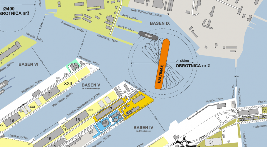 New turntable in Port of Gdynia