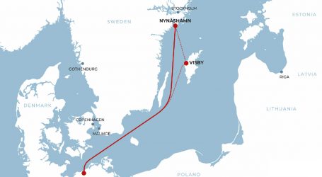New ferry line in the Baltic opened by Rederi AB Gotland connects Nynäshamn and Rostock