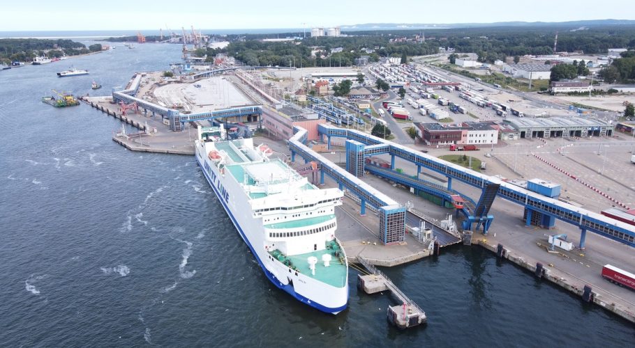 ferry terminal in Świnoujście - Poland
