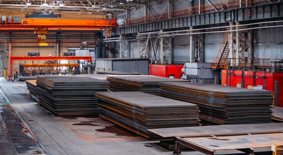 Stack Of Steel Sheets
