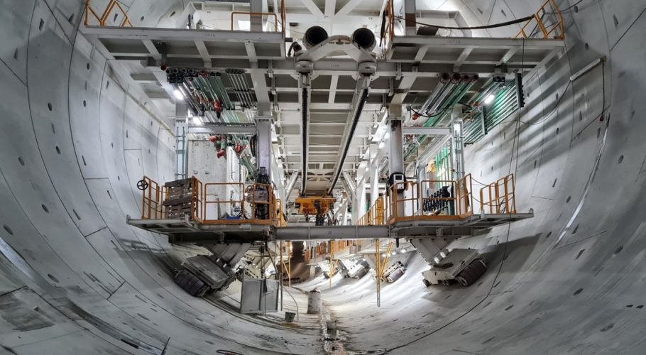 TBM machine dismantling