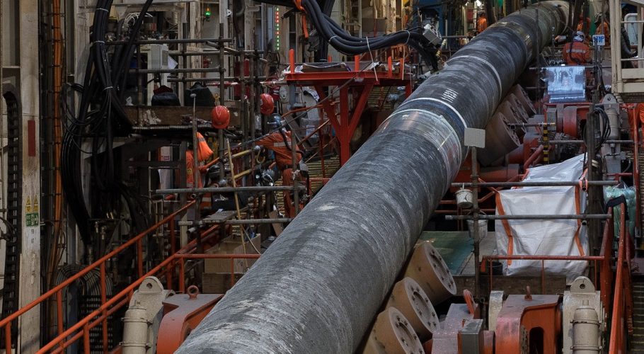 Offshore gas pipeline