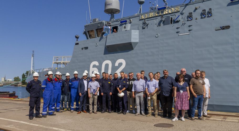Handover of ORP Albatros