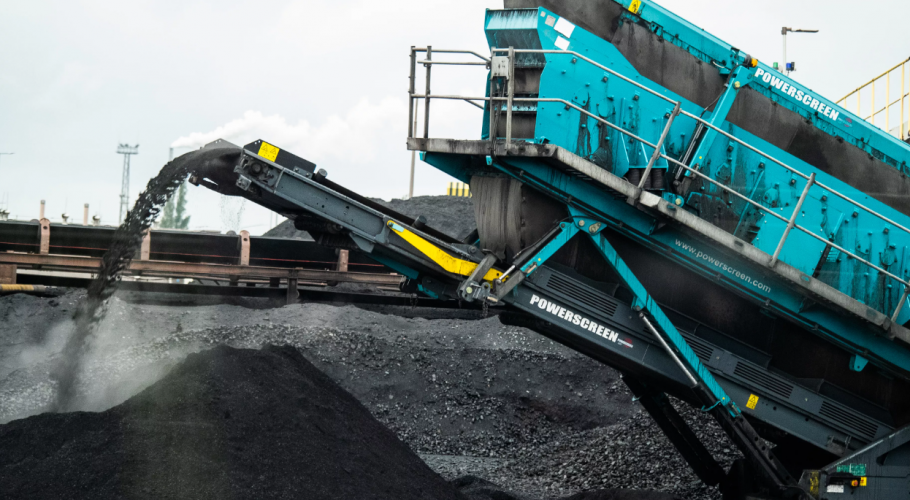 Coal in the Port of Gdansk