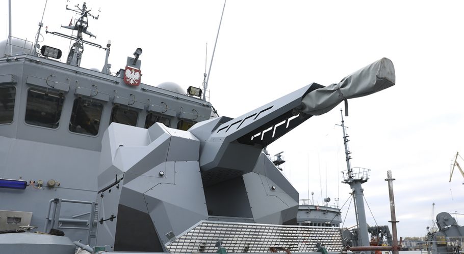 OSU-35K Naval Armament System on ORP Mewa