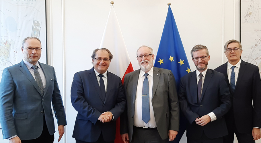 Meeting with the CEO of the Swedish port of Ystad