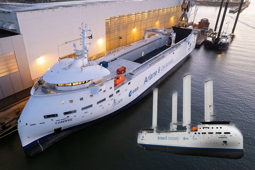 Canopée - photo at Dutch shipyard equipment quay and visualisation