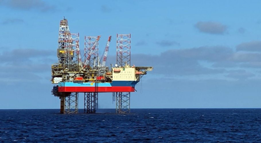 Platform at the Yme field in Norway