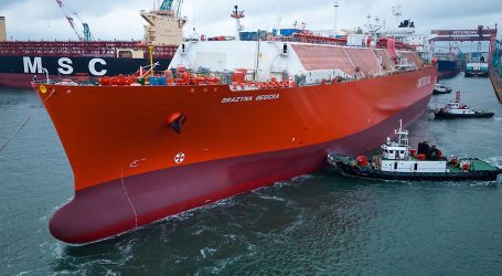 The second LNG carrier of the ORLEN Group’s fleet is heading for Świnoujście