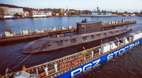 ORP Orzeł in sea trials