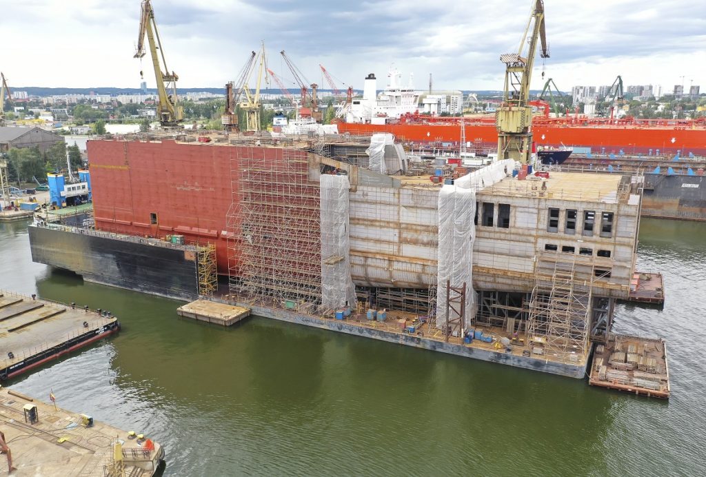 Construction of the first ferry under the "Batory" program