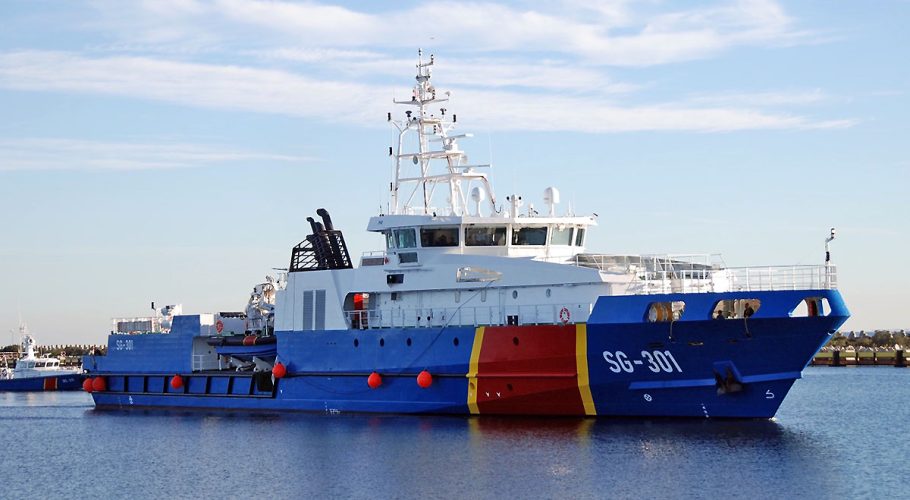 patrol vessel arrived in Poland from France
