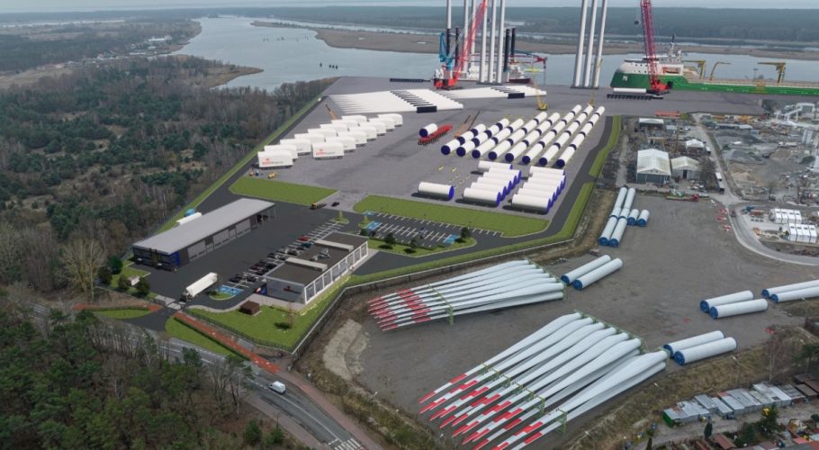 terminal for offshore wind farms in Świnoujście