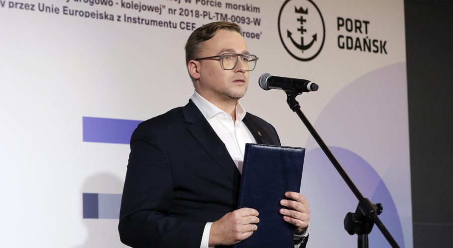 Łukasz Malinowski, CEO of the Port of Gdańsk