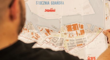 Map of the historic Gdansk shipyard