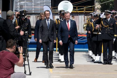 ORP Jerzy Różycki Ceremonially Launched