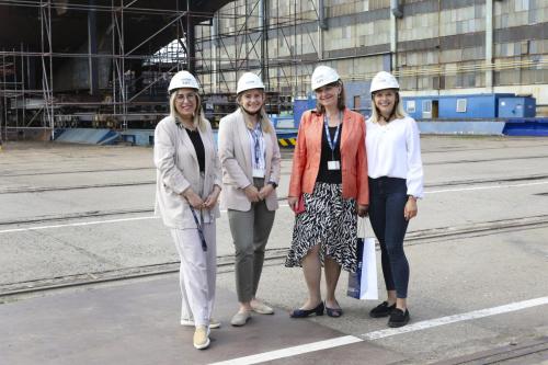 The keel was laid for constructing a hybrid passenger-car ferry at Remontowa Shipbuilding